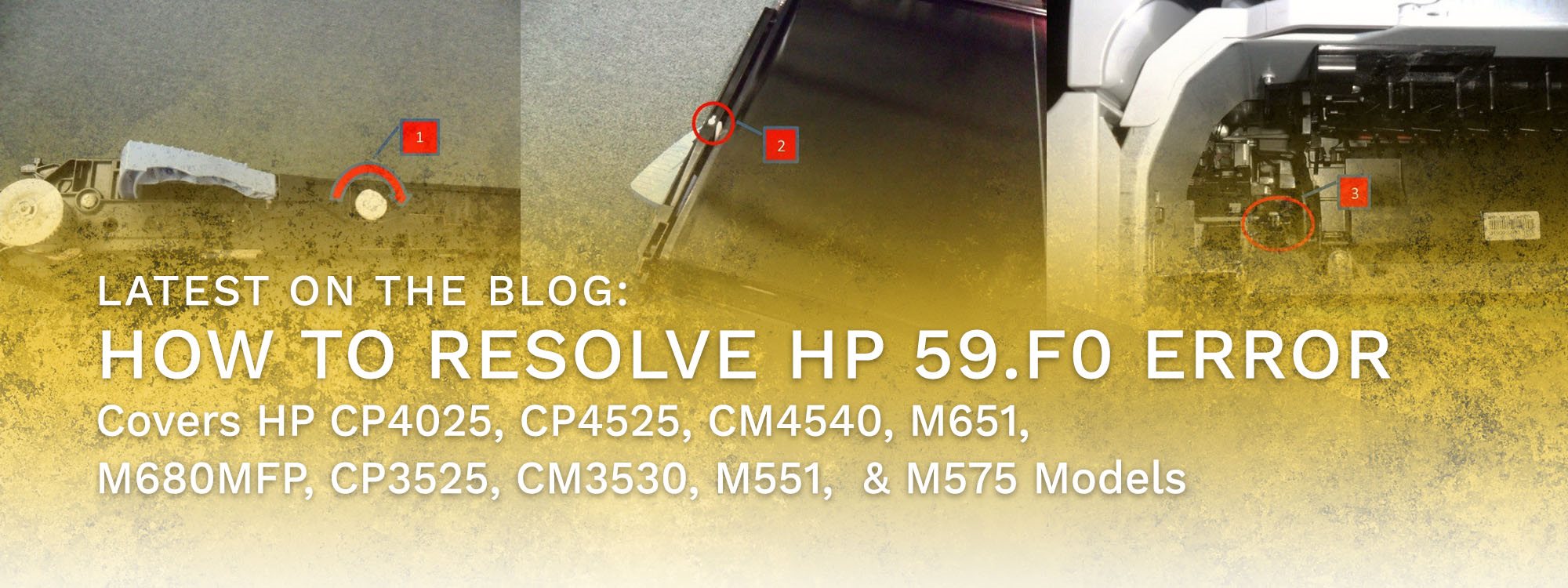 Latest on Blog HP 59.F0 Error