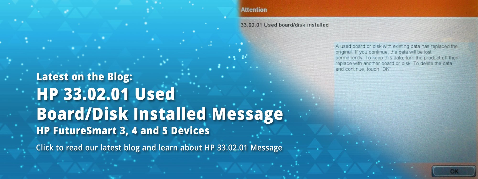 33.02.01 Used Board Disk Message