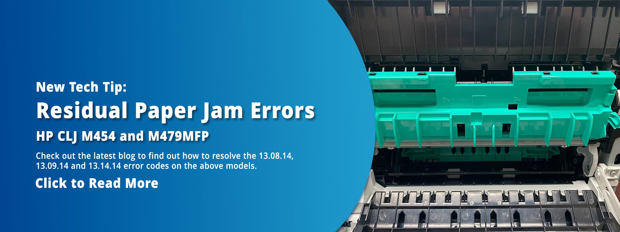 New Blog HP M454 M479MFP Residual Paper Jam Errors