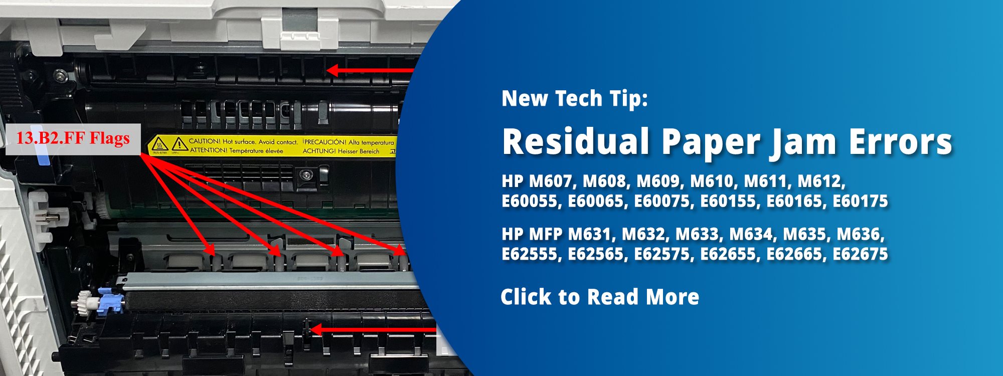 Blog HP Residual Paper Jam Errors 13.B9.FF 13.B2.FF 13.B4.FF 13.D3.FF