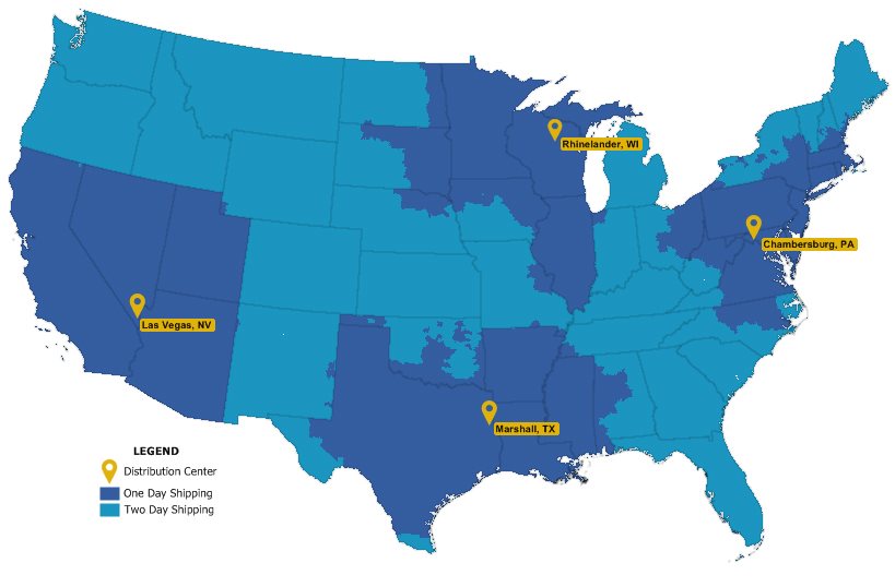 Distribution Map Distribution Map