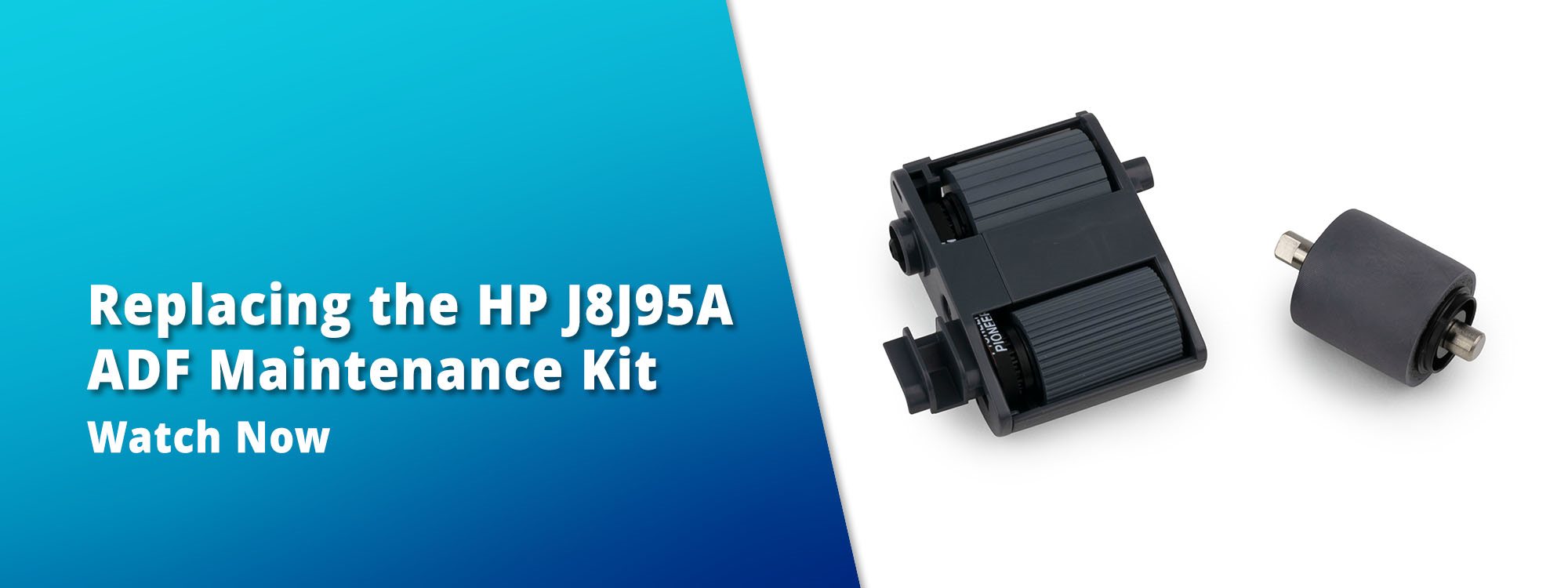 Replacing HP ADF Maintenance Kit J8J95A Video